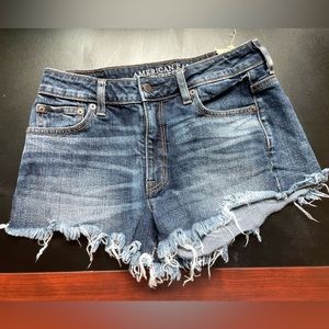 American Eagle cut off denim shorts, size 4